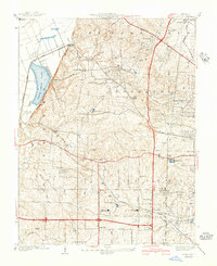 1940 Map of Creve Coeur, MO — High-Res | Pastmaps